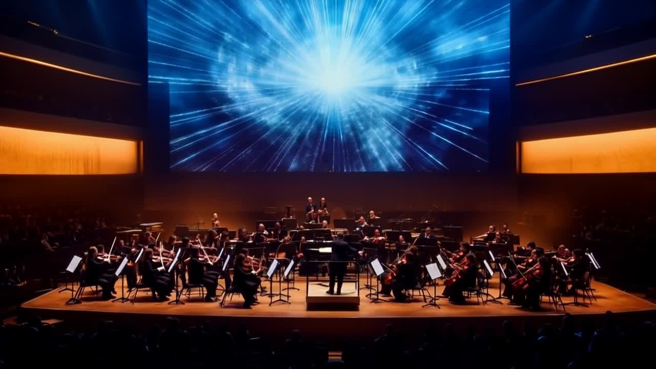 Dirigent orchestriert ein Orchester – IMPULSE orchestriert Veränderung
